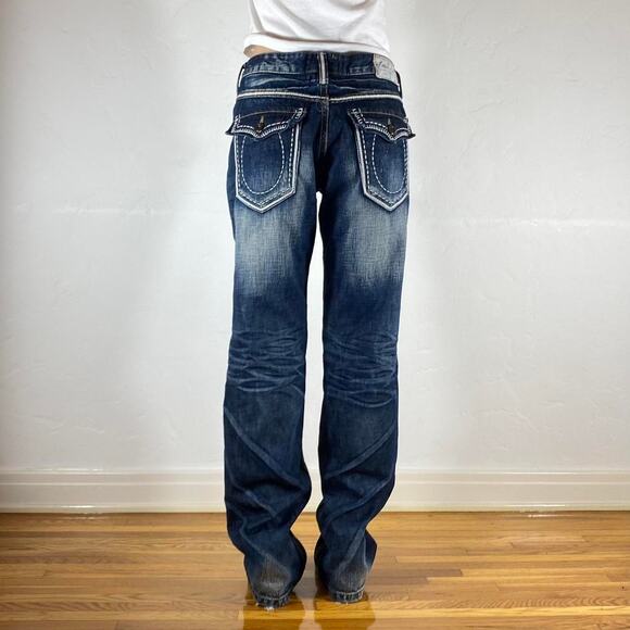Lolita bone stitched jeans xl